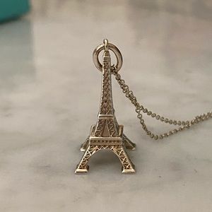 Tiffany & Co. Eiffel Tower Charm Necklace